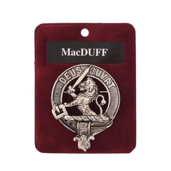 Art Pewter Clan Badge 1.75" Macduff