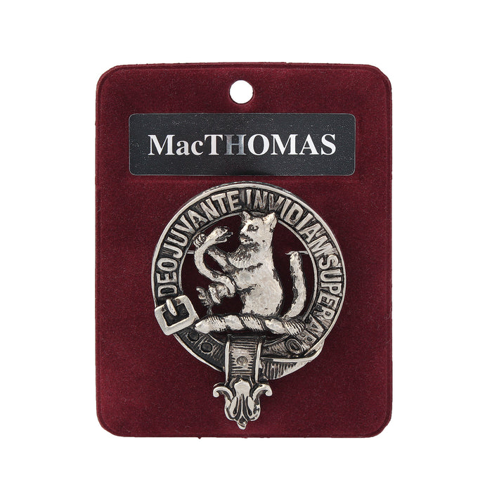 Art Pewter Clan Badge 1.75" Macthomas