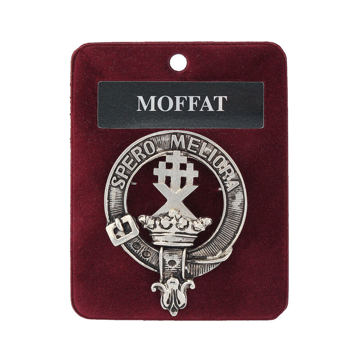 Art Pewter Clan Badge 1.75" Moffat