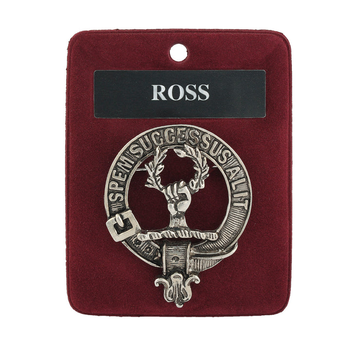 Art Pewter Clan Badge 1.75" Ross