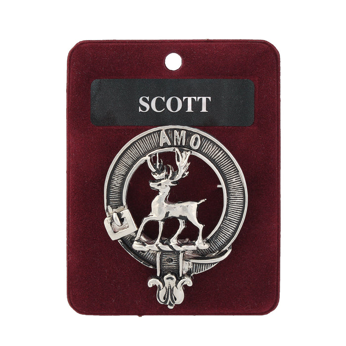 Art Pewter Clan Badge 1.75" Scott