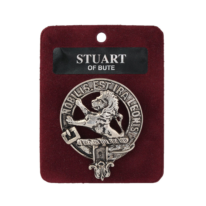 Art Pewter Clan Badge 1.75" Stuart Of Bute