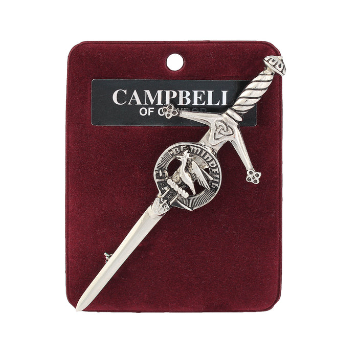 Art Pewter Kilt Pin Campbell Of Cawdor