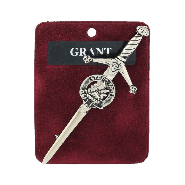 Art Pewter Kilt Pin Grant