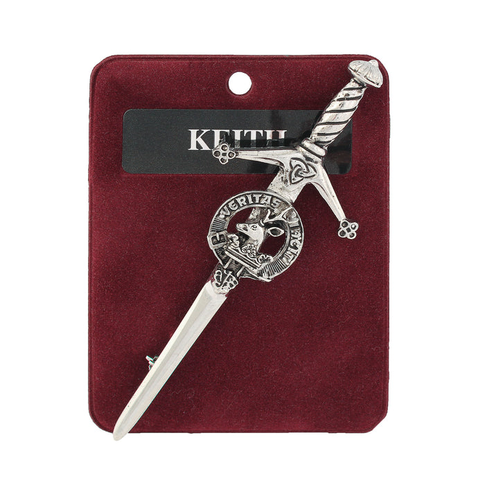 Art Pewter Kilt Pin Keith