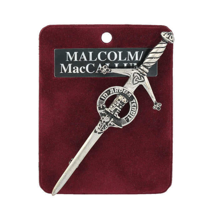 Art Pewter Kilt Pin Malcolm/Maccallum