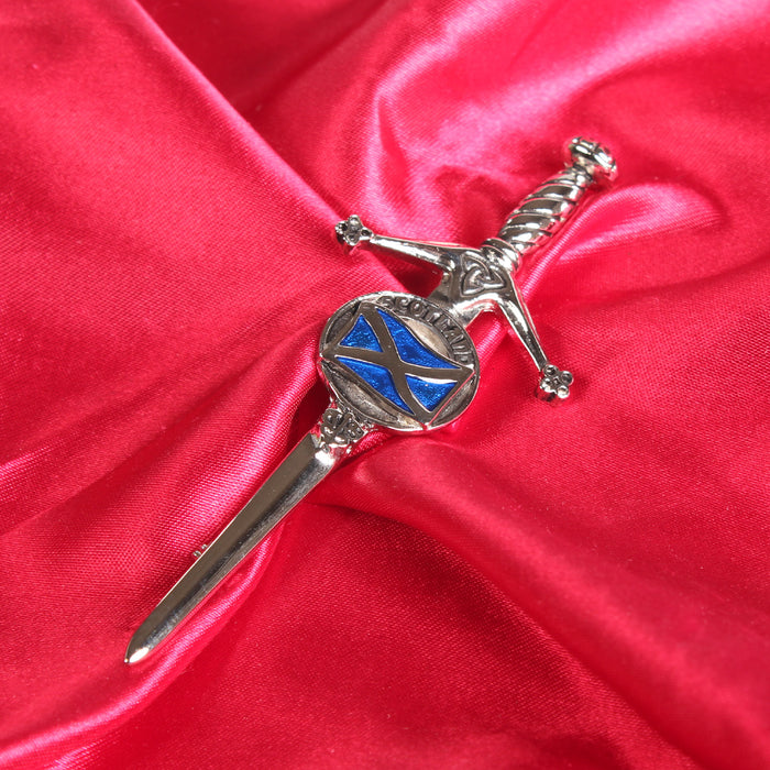 Art Pewter Kilt Pin Saltire