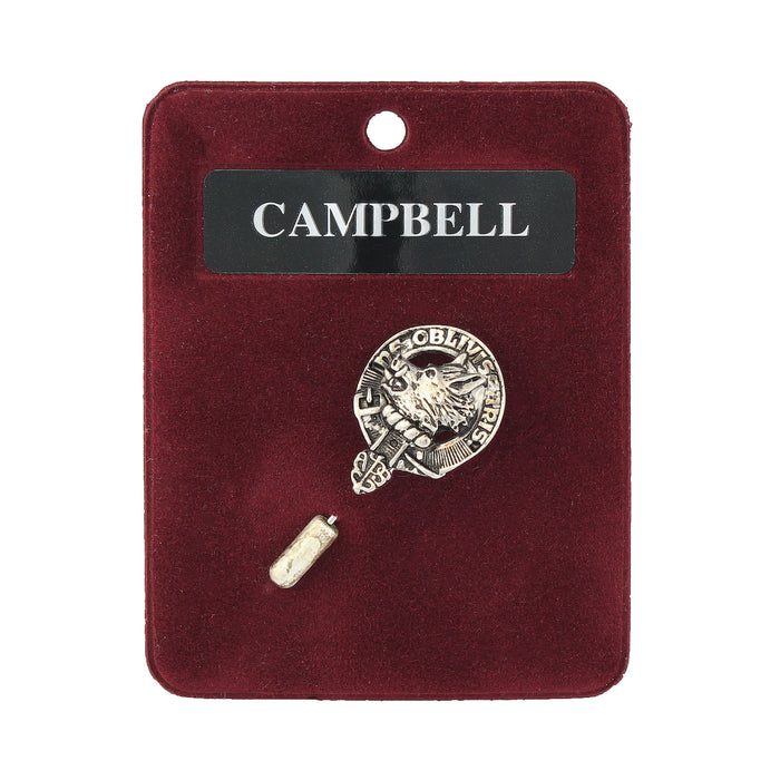 Art Pewter Lapel Pin Campbell