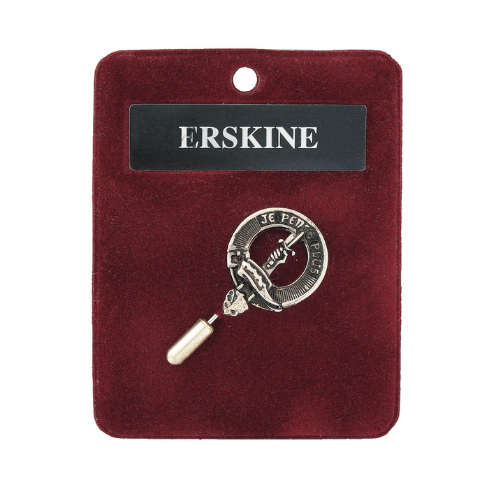 Art Pewter Lapel Pin Erskine