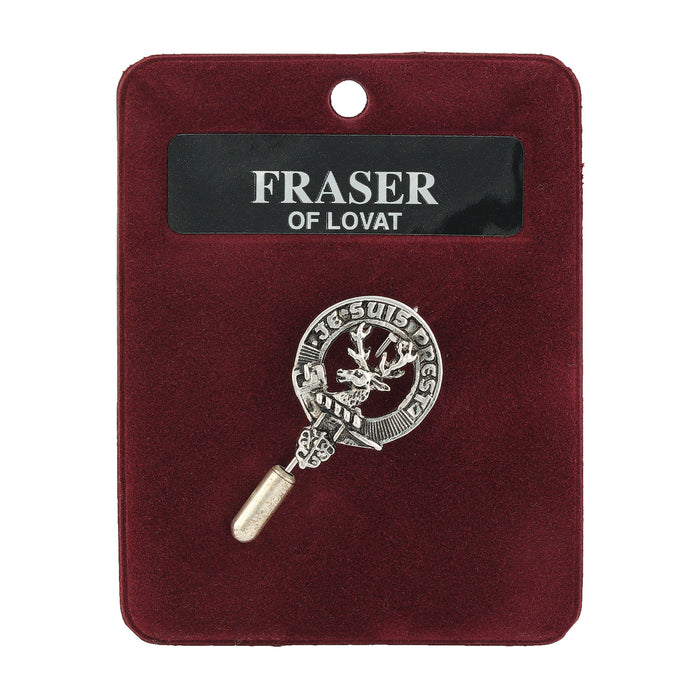 Art Pewter Lapel Pin Fraser Of Lovat