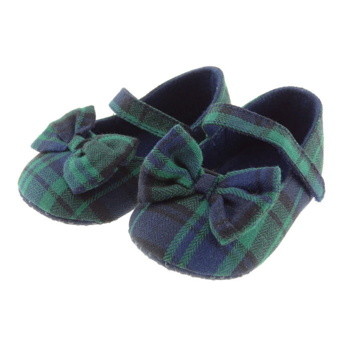 Bt1558 - Tartan Shoe With Bow