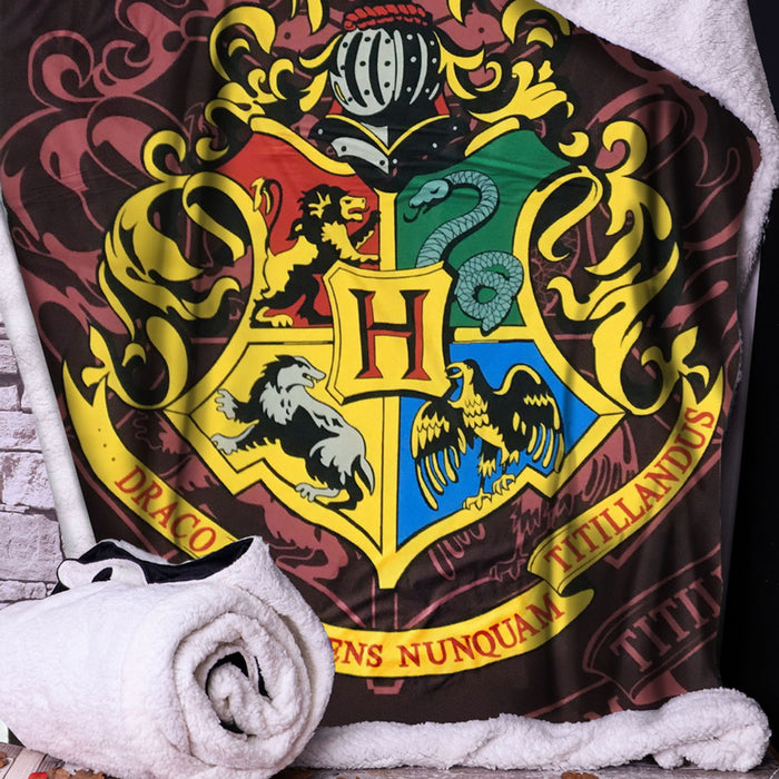 Hp Hogwarts Crest Throw 100*150Cm