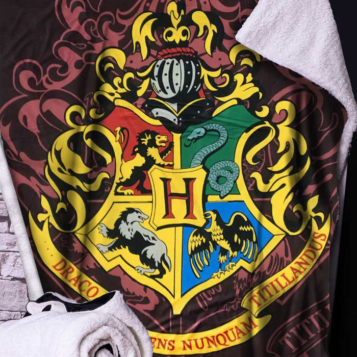 Hp Hogwarts Crest Throw 100*150Cm