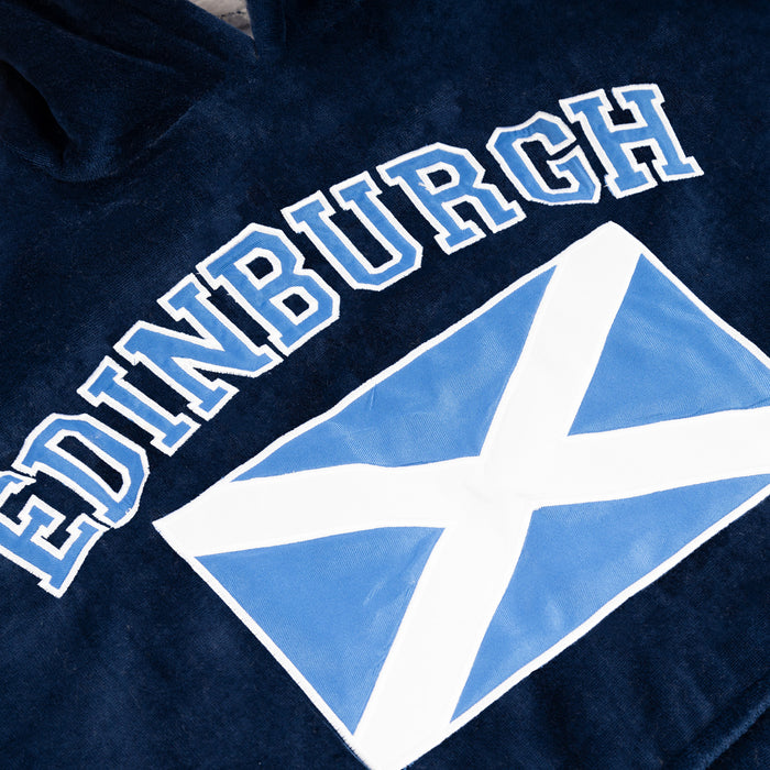 Edinburgh Flag Adult Blanket Hoodie