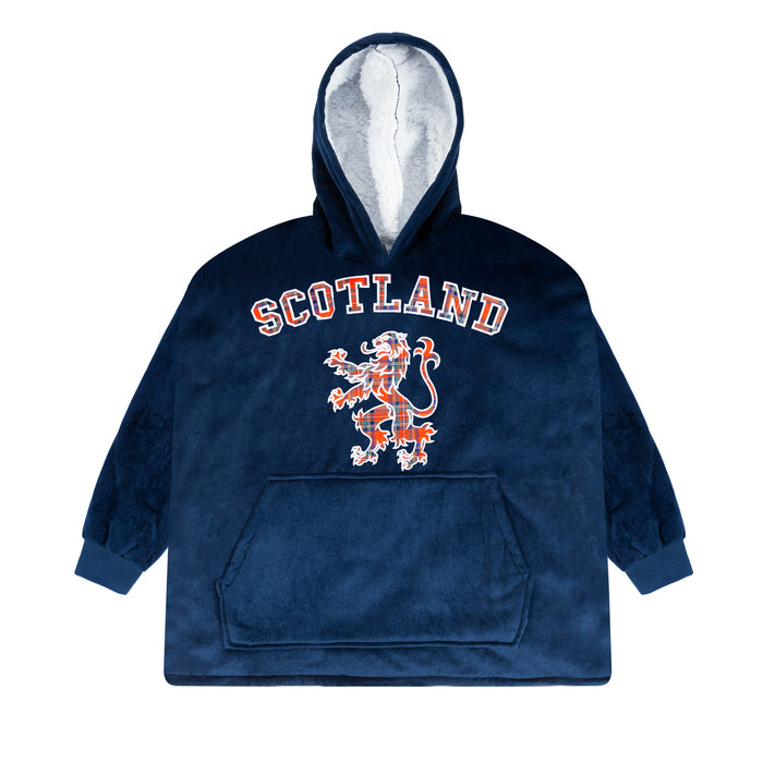 Scotland Lion Adult Blanket Hoodie