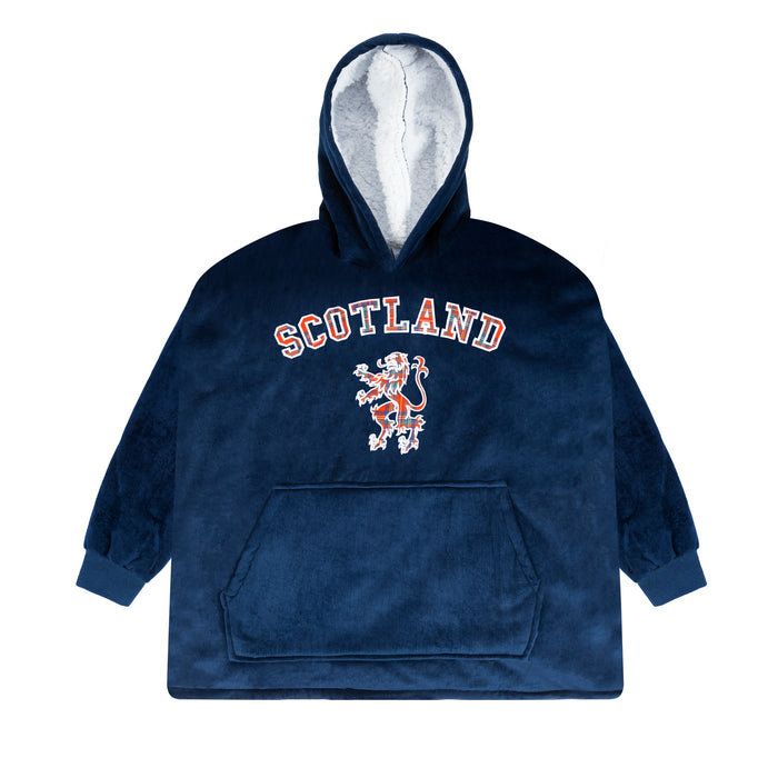 Scotland Lion Kids Blanket Hoodie