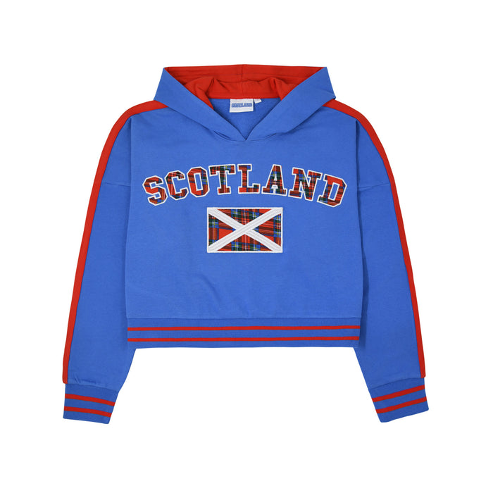 Scotland Flag Crop Hoodie