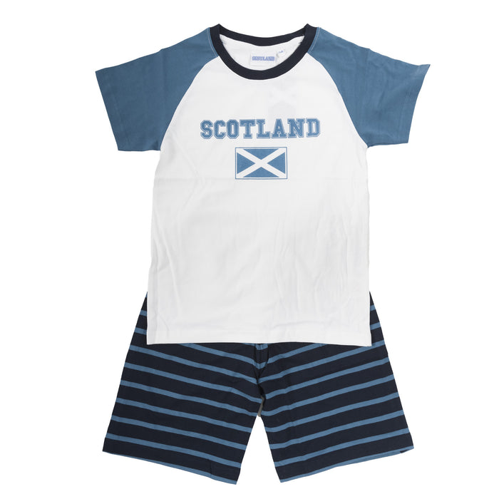 Kids Scotland Flag Short Pyjamas