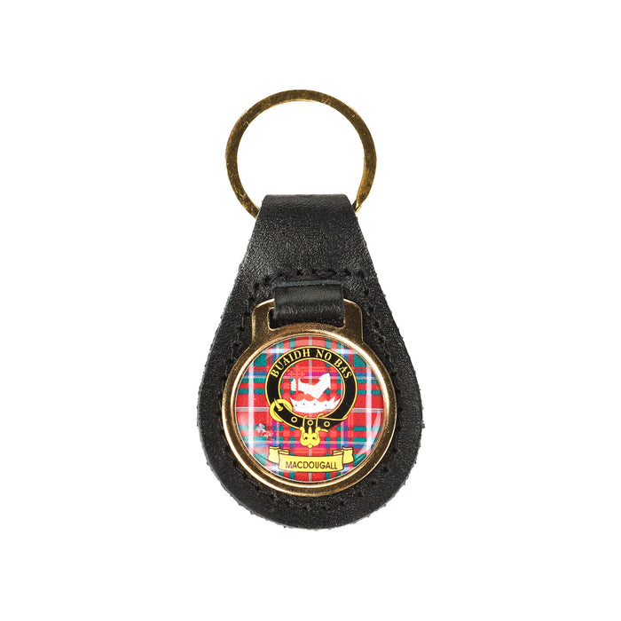 Kc Clan Leather Key Fob Macdougall