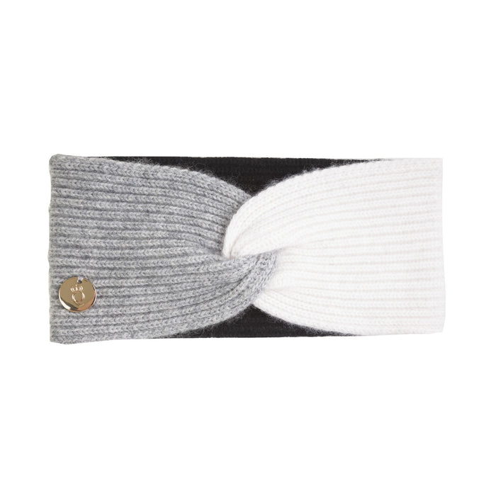 30% Cashmere Maisie Headband Black Mix