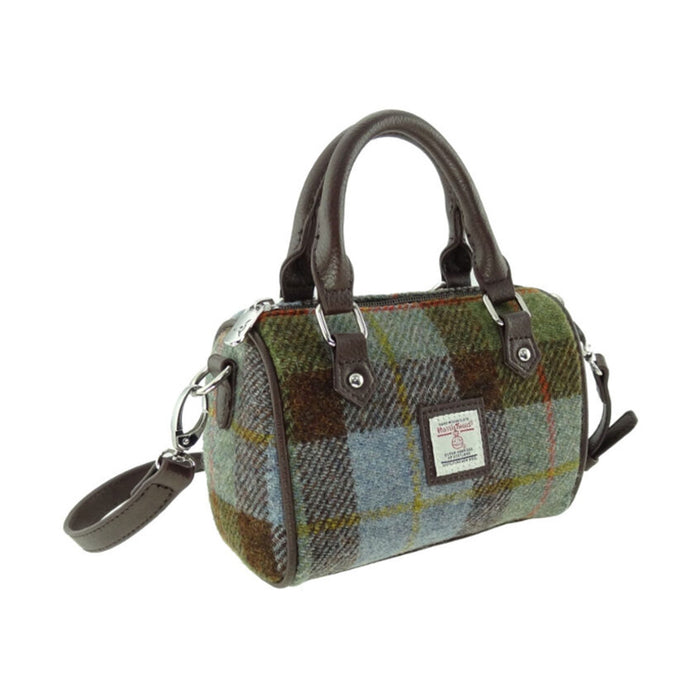 Harris Tweed Kilbride Mini Bowling Bag Macleod Tartan