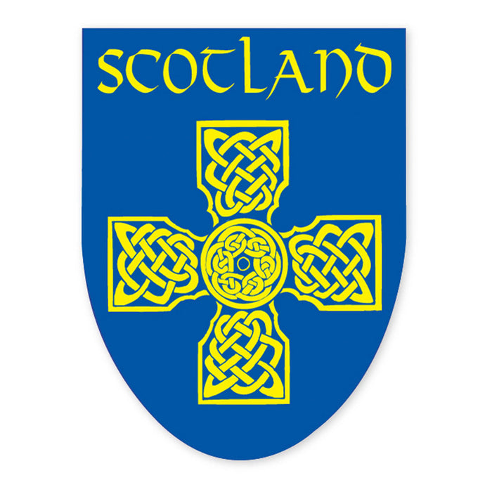 Scotland Celtic Cross Sticker