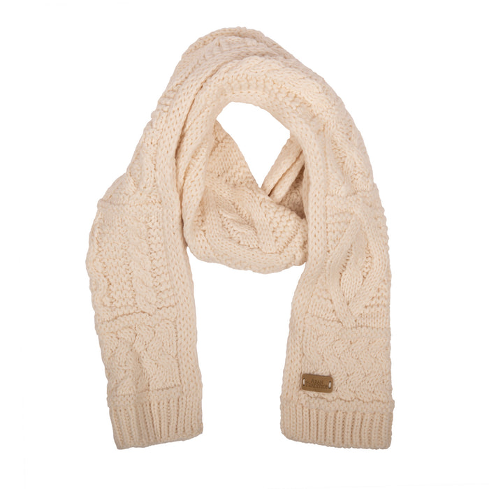 Aran Cable Knit Scarf
