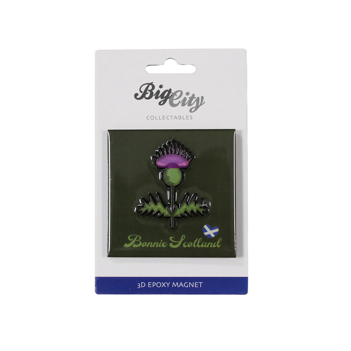 Big City 3D Magnet- Scotland Thistle