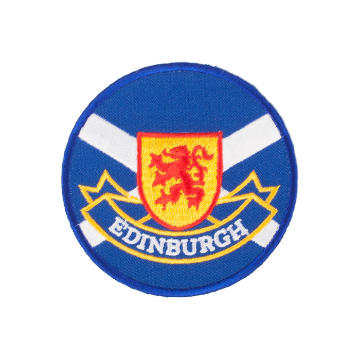 Edinburgh & Lion Rampant Round Patch