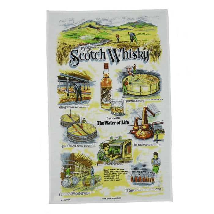 Scotch Whisky Tea Towel