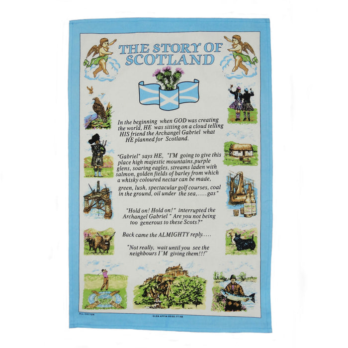 The Story Of Scotland - Kitchen Tea Towel