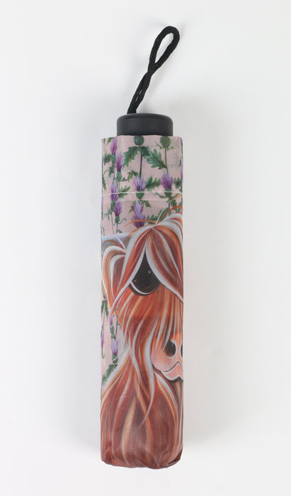 Miss Thistle Folding Umbrella