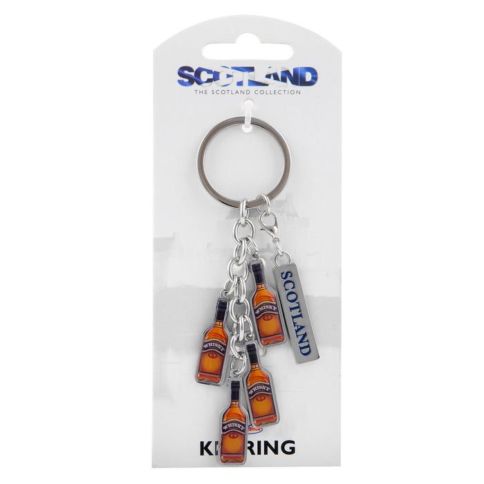 Whiskey Bottle Keyring