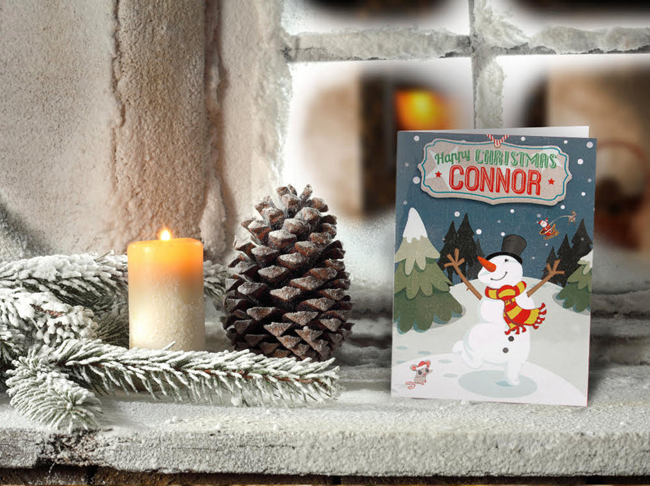 Snowy Night Card Daniel