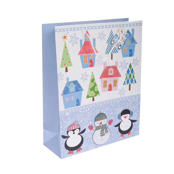 Gift Bag - Penguin/Snowman