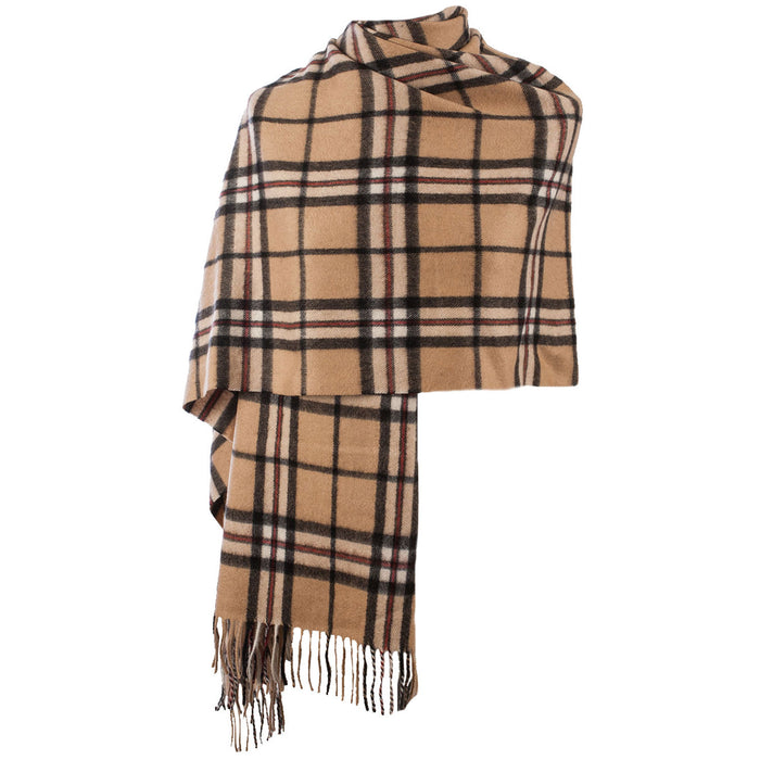 Edinburgh Cashmere Stole  Thomson Camel