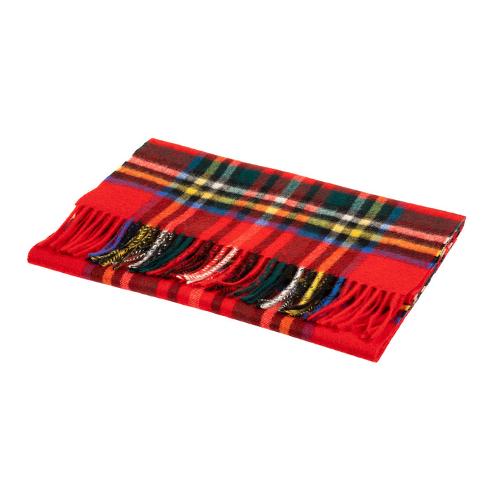 Edinburgh 100% Cashmere Wide Scarf  Stewart Royal