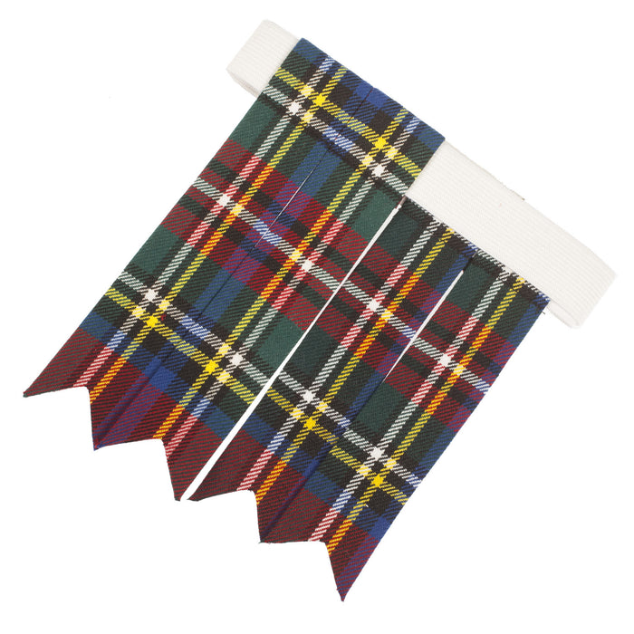 Traditional Polyviscose Tartan Flashes Stewart Royal