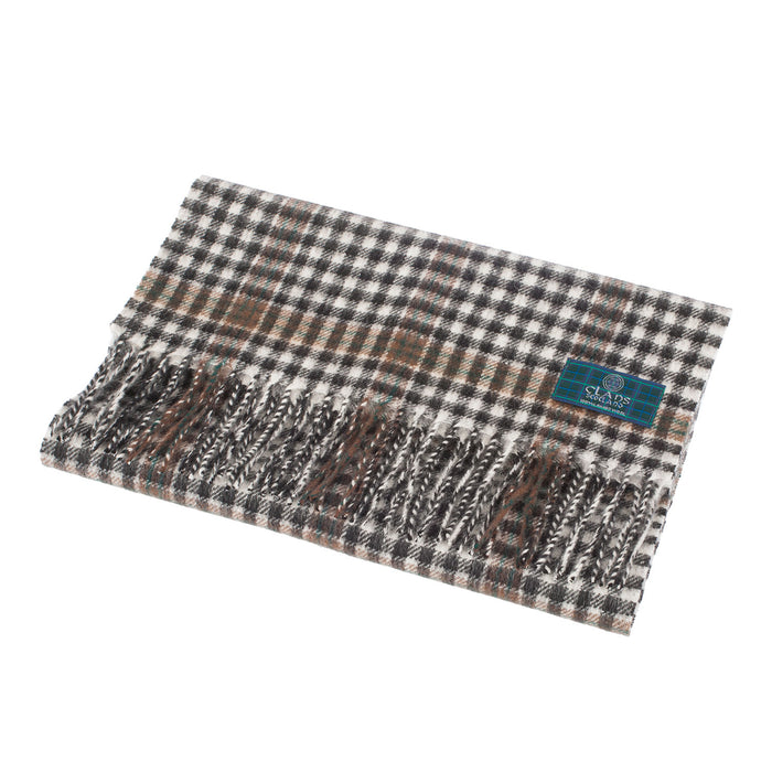 Lambswool Scottish Tartan Clan Scarf  Burns Check