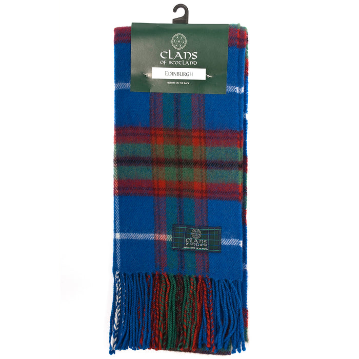 Lambswool Scottish Tartan Clan Scarf  Edinburgh