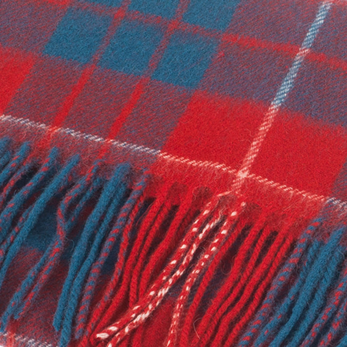 Lambswool Scottish Tartan Clan Scarf  Hamilton Red