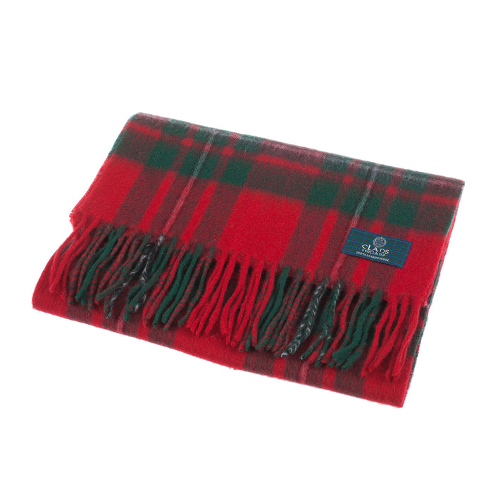 Lambswool Scottish Tartan Clan Scarf  Macgregor