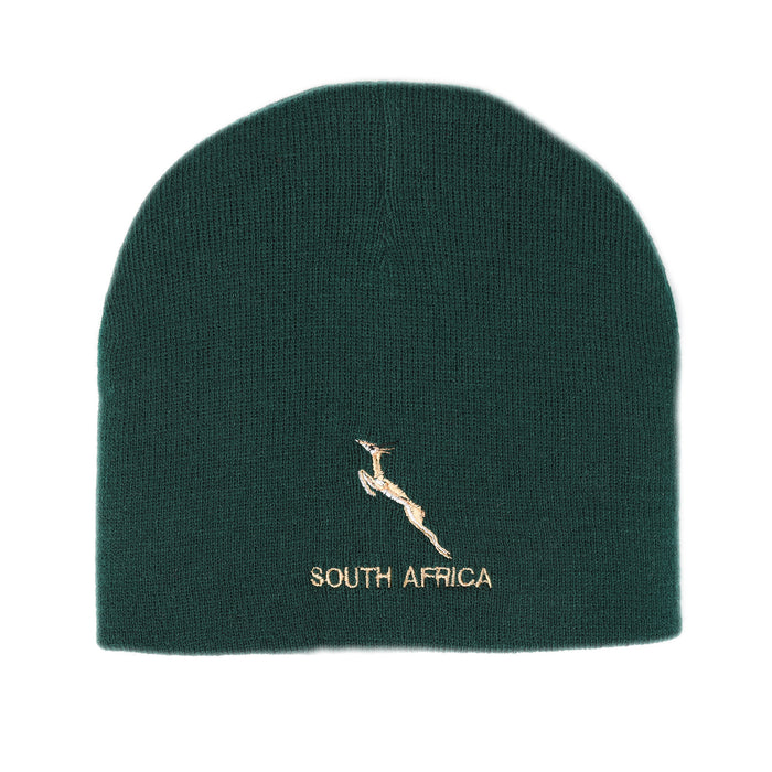 South Africa Beanie Hat Dark Green