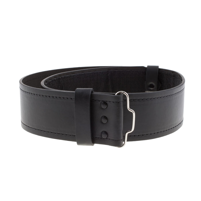 Gents Black Leather Plain Kilt Belt (S)