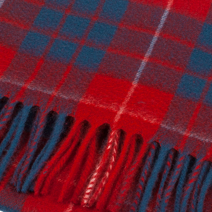 Cashmere Scottish Tartan Clan Scarf  Hamilton Red