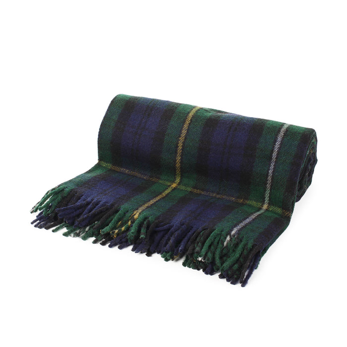 Highland Wool Blend Tartan Blanket / Throw Extra Warm Campbell Of Argyll