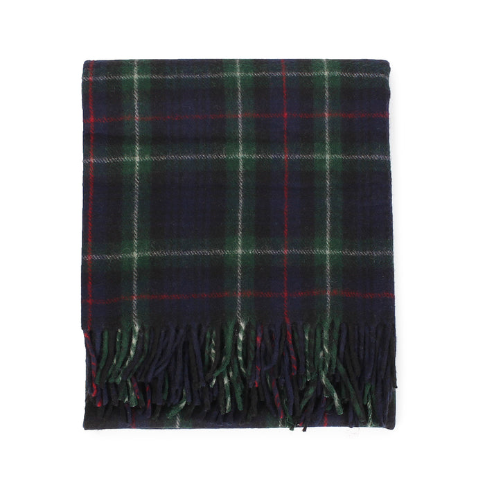 Highland Wool Blend Tartan Blanket / Throw Extra Warm Mackenzie