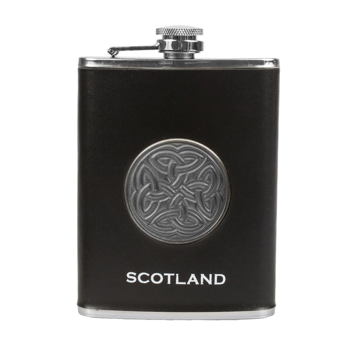 Celtic Emblem 8Oz Flask With Funnel