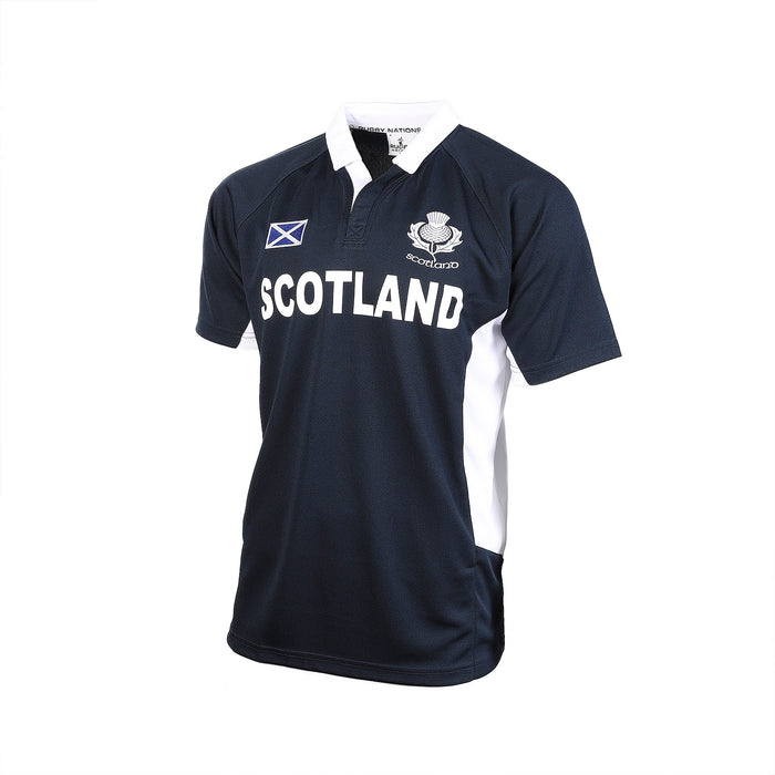 Mens Scotland Nations Collar Rugby Shirt