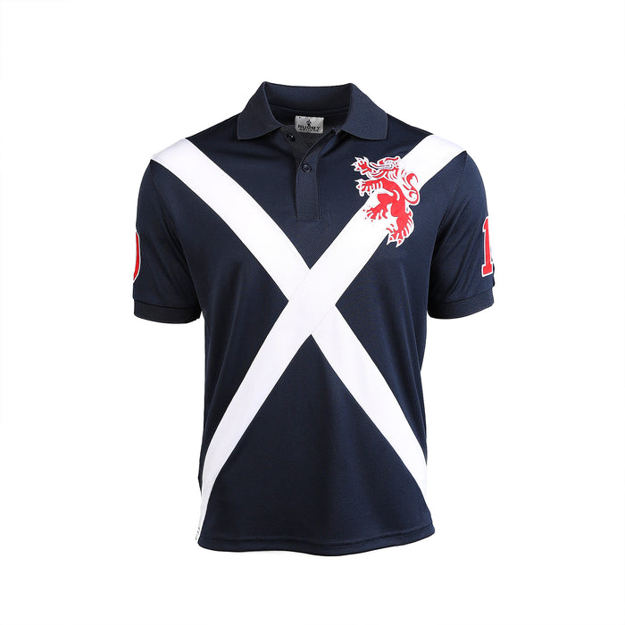 Cooldry Saltire & Lion Rampant Polo Shirt